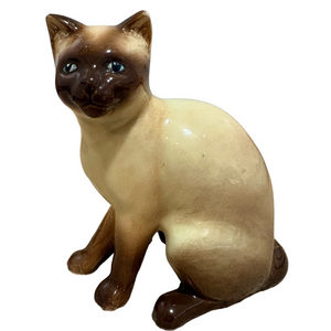 Vintage 1960s Sylvac Siamese Cat Figurine